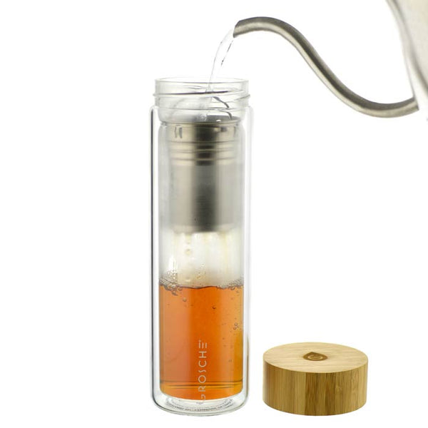 Tea Infuser Glass Travel Bottle – Leaves of Cha